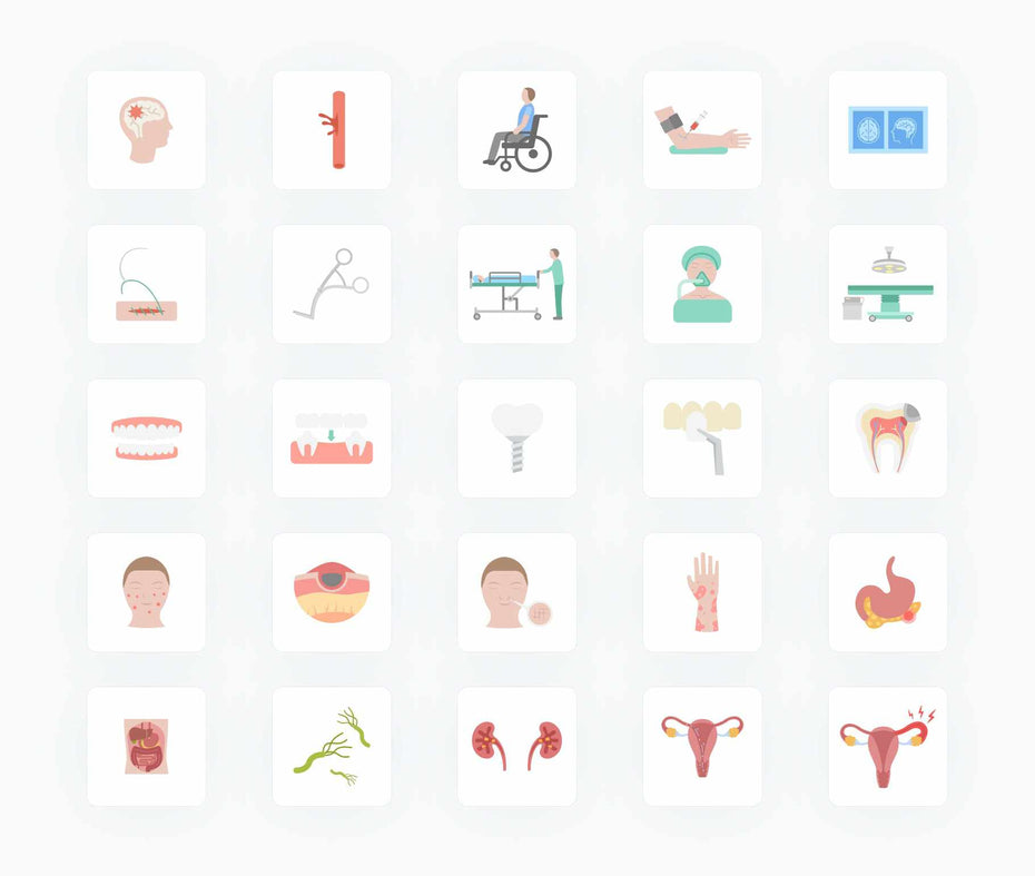Medicine-Flat-Vector-Icons Icons Medicine Flat Vector Icons S01192207 powerpoint-template keynote-template google-slides-template infographic-template