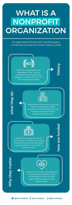 Nonprofit-Infographics Infographics What is a Nonprofit Organization Infographic Template powerpoint-template keynote-template google-slides-template infographic-template