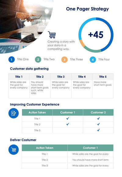One-Pagers-Infographics Infographics Colorful One Page Strategy Document Report powerpoint-template keynote-template google-slides-template infographic-template