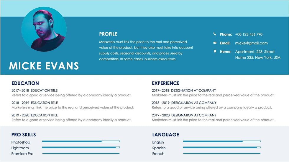 Personal Resume-Slides Slides Personal Resume Slide Infographic Template S01112205 powerpoint-template keynote-template google-slides-template infographic-template