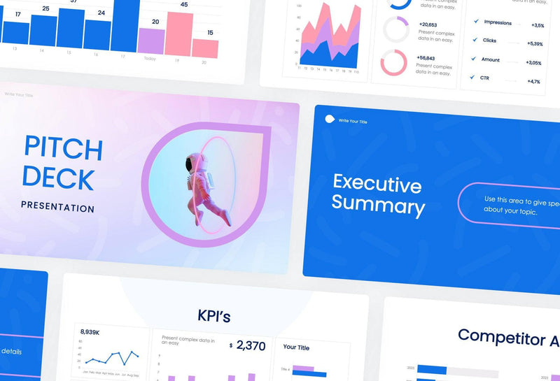 Pitch-Deck-Slides Slides Blue Light Purple Clean and Gradient Presentation Pitch Deck Template S09292201 powerpoint-template keynote-template google-slides-template infographic-template