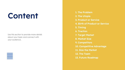 Pitch-Deck-Slides Slides Blue Light Yellow Luxury and Professional Presentation Pitch Deck Template S10032201 powerpoint-template keynote-template google-slides-template infographic-template