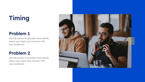 Pitch-Deck-Slides Slides Blue Light Yellow Luxury and Professional Presentation Pitch Deck Template S10032201 powerpoint-template keynote-template google-slides-template infographic-template