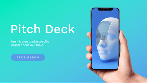 Pitch-Deck-Slides Slides Blue Medium Turquoise Gradient and Professional Presentation Pitch Deck Template S10042201 powerpoint-template keynote-template google-slides-template infographic-template