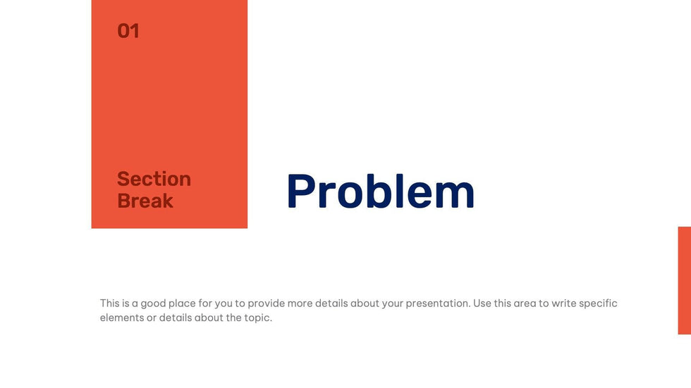Pitch-Deck-Slides Slides Orange and Blue Minimal and Professional Presentation Sales Deck Template S11022201 powerpoint-template keynote-template google-slides-template infographic-template