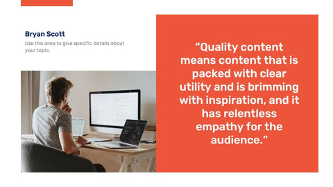 Pitch-Deck-Slides Slides Orange and Blue Minimal and Professional Presentation Sales Deck Template S11022201 powerpoint-template keynote-template google-slides-template infographic-template