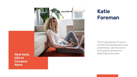 Pitch-Deck-Slides Slides Orange and Blue Minimal and Professional Presentation Sales Deck Template S11022201 powerpoint-template keynote-template google-slides-template infographic-template