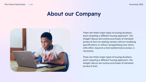 Pitch-Deck-Slides Slides Pink and Blue Gradient and Professional Presentation Business Proposal Template S10112201 powerpoint-template keynote-template google-slides-template infographic-template