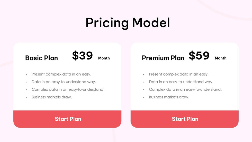 Pitch-Deck-Slides Slides Red Light Pink Modern and Professional Presentation Pitch Deck Template S09292201 powerpoint-template keynote-template google-slides-template infographic-template