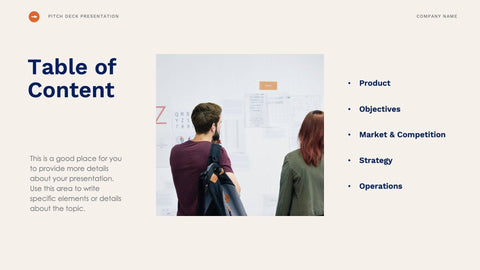 Pitch-Deck-Slides Slides Terracota Dark Blue Clean and Simple Presentation Pitch Deck Template S10032201 powerpoint-template keynote-template google-slides-template infographic-template