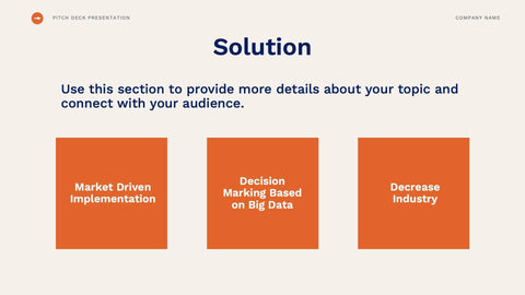 Pitch-Deck-Slides Slides Terracota Dark Blue Clean and Simple Presentation Pitch Deck Template S10032201 powerpoint-template keynote-template google-slides-template infographic-template