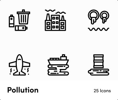 Pollution-Outline-Vector-Icons Icons Pollution Outline Vector Icons S12212102 - For Member powerpoint-template keynote-template google-slides-template infographic-template