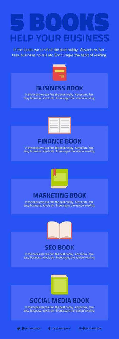 Writers Book Infographics V8-Reading-Powerpoint-Keynote-Google-Slides-Adobe-Illustrator-Infografolio