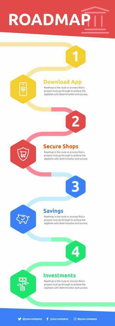 Roadmap Infographics V10-Roadmap-Powerpoint-Keynote-Google-Slides-Adobe-Illustrator-Infografolio