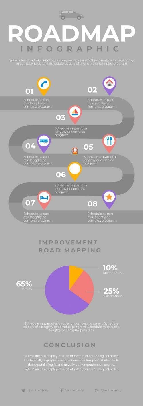 Roadmap Infographics V3-Roadmap-Powerpoint-Keynote-Google-Slides-Adobe-Illustrator-Infografolio