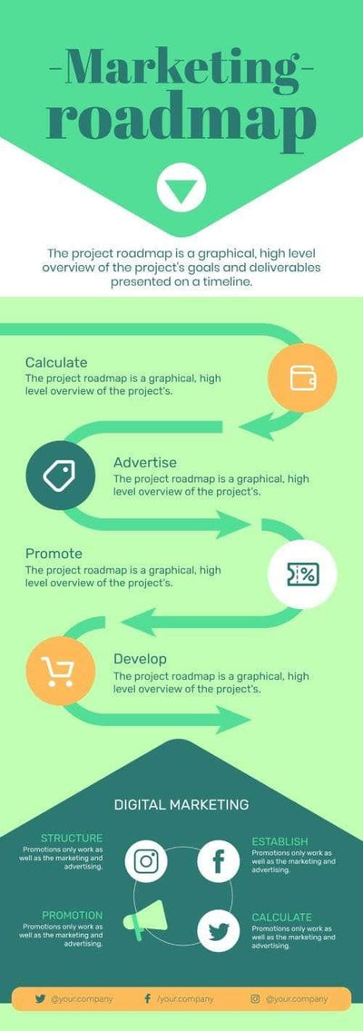 Roadmap Infographics V4-Roadmap-Powerpoint-Keynote-Google-Slides-Adobe-Illustrator-Infografolio