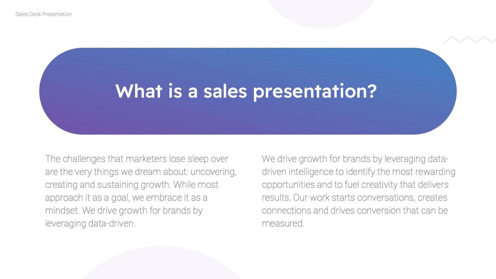 Sales-Deck Slides Blue and Purple Gradient and Professional Presentation Sales Deck Template S11012201 powerpoint-template keynote-template google-slides-template infographic-template