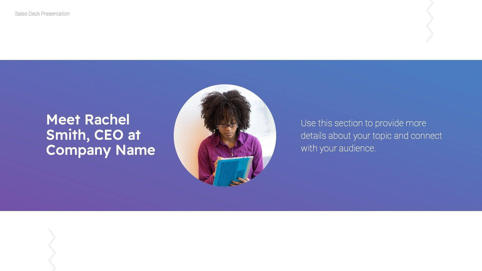 Sales-Deck Slides Blue and Purple Gradient and Professional Presentation Sales Deck Template S11012201 powerpoint-template keynote-template google-slides-template infographic-template