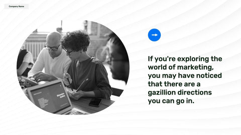 Sales-Deck Slides Blue Black and White Minimal and Professional Presentation Sales Deck Template S11022201 powerpoint-template keynote-template google-slides-template infographic-template