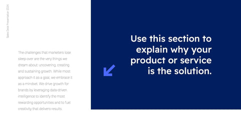 Sales-Deck Slides Green Dark Blue Clean and Professional Presentation Sales Deck Template S11022201 powerpoint-template keynote-template google-slides-template infographic-template