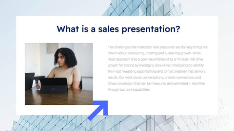 Sales-Deck Slides Green Dark Blue Clean and Professional Presentation Sales Deck Template S11022201 powerpoint-template keynote-template google-slides-template infographic-template