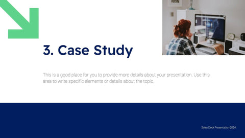 Sales-Deck Slides Green Dark Blue Clean and Professional Presentation Sales Deck Template S11022201 powerpoint-template keynote-template google-slides-template infographic-template