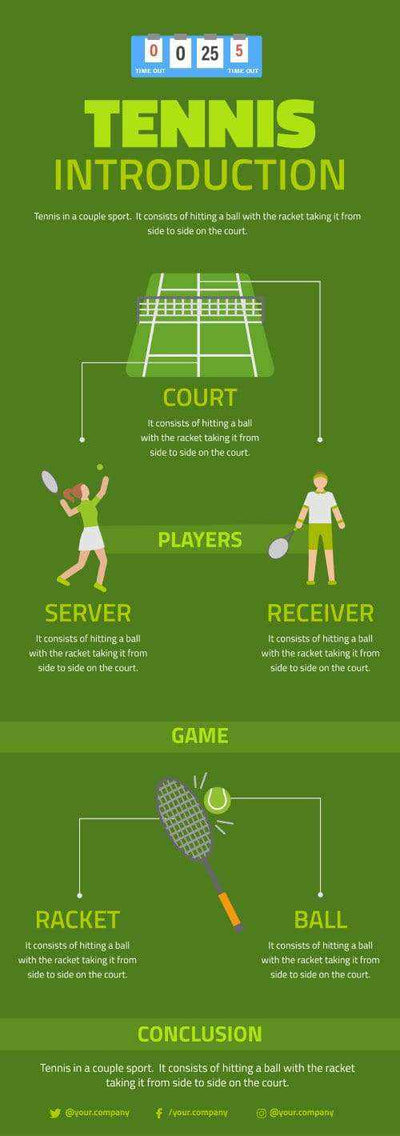 Tenis Infographics V2-Tenis-Powerpoint-Keynote-Google-Slides-Adobe-Illustrator-Infografolio