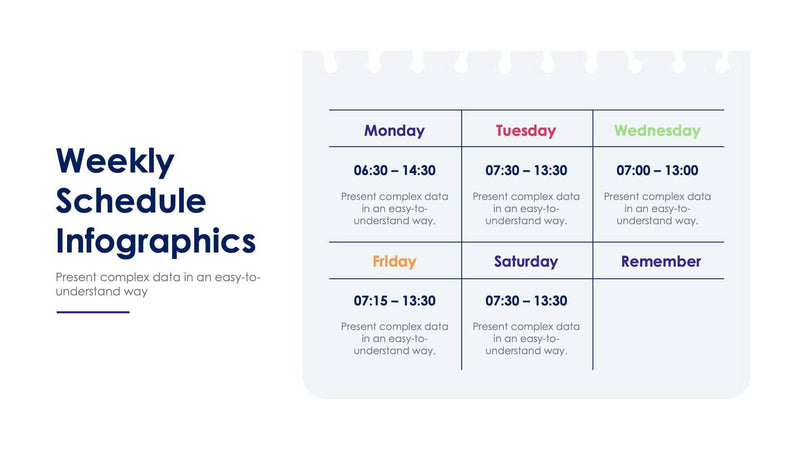 Weekly Schedule -Slides Slides Weekly Schedule Slide Infographic Template S03032210 powerpoint-template keynote-template google-slides-template infographic-template