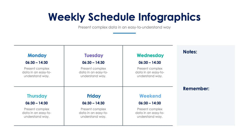 Weekly Schedule -Slides Slides Weekly Schedule Slide Infographic Template S03032218 powerpoint-template keynote-template google-slides-template infographic-template